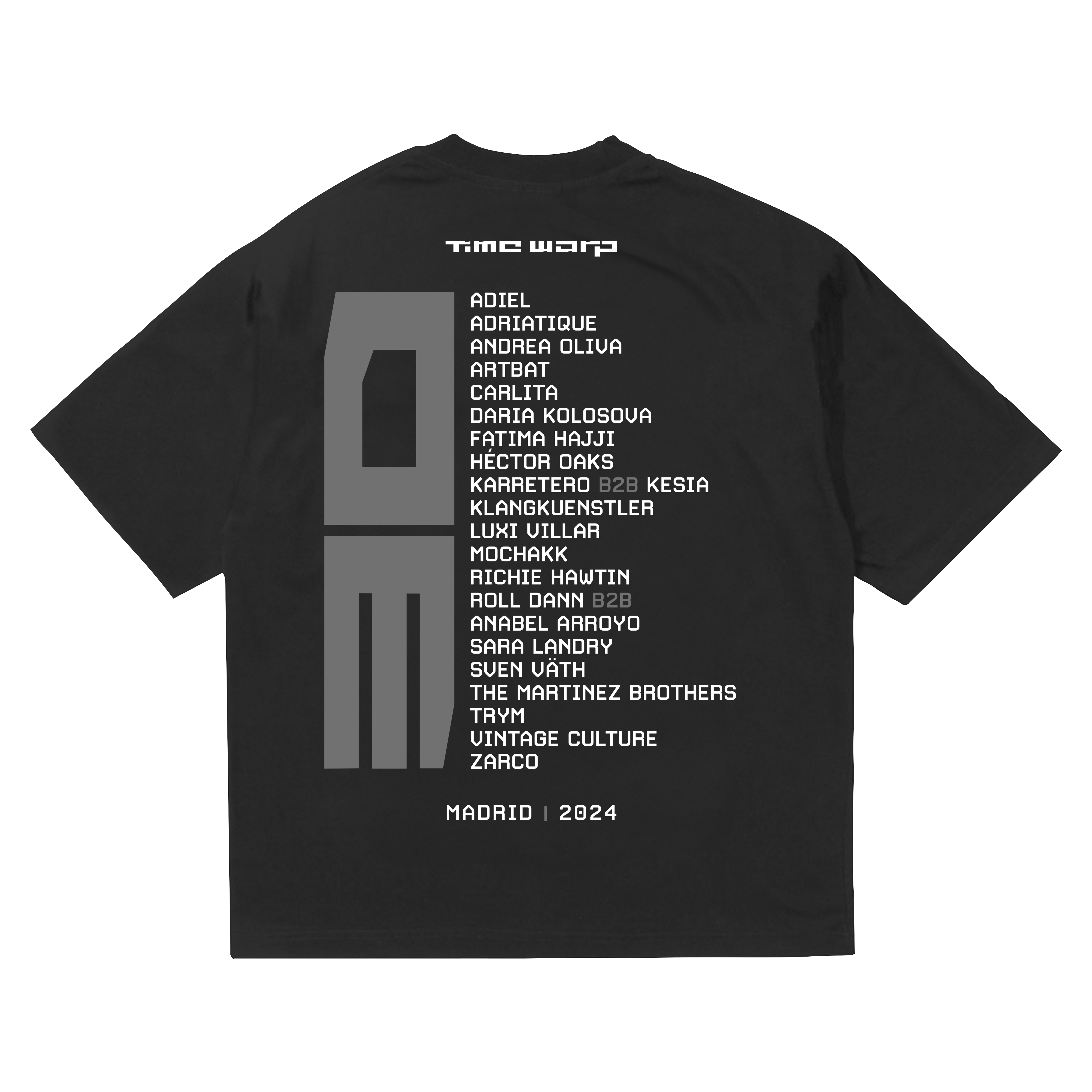 Time Warp Spain Lineup Shirt